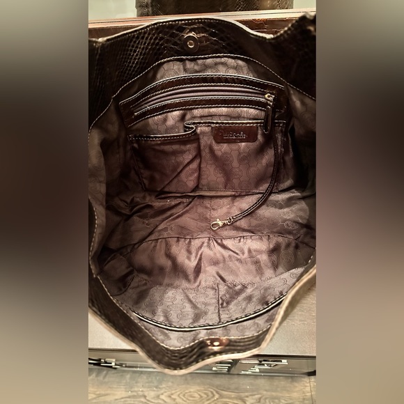 Michael Kors Bronze Snakeskin Handbag - Picture 6 of 6